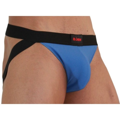 008 Blue/Black Jockstrap for Style and Comfort