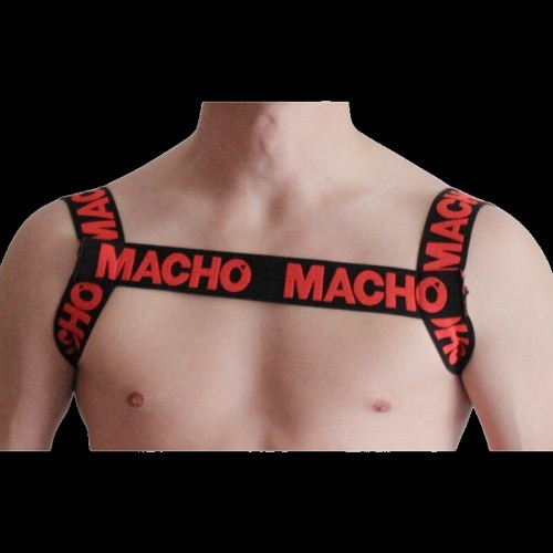 Macho - Red Adjustable Harness