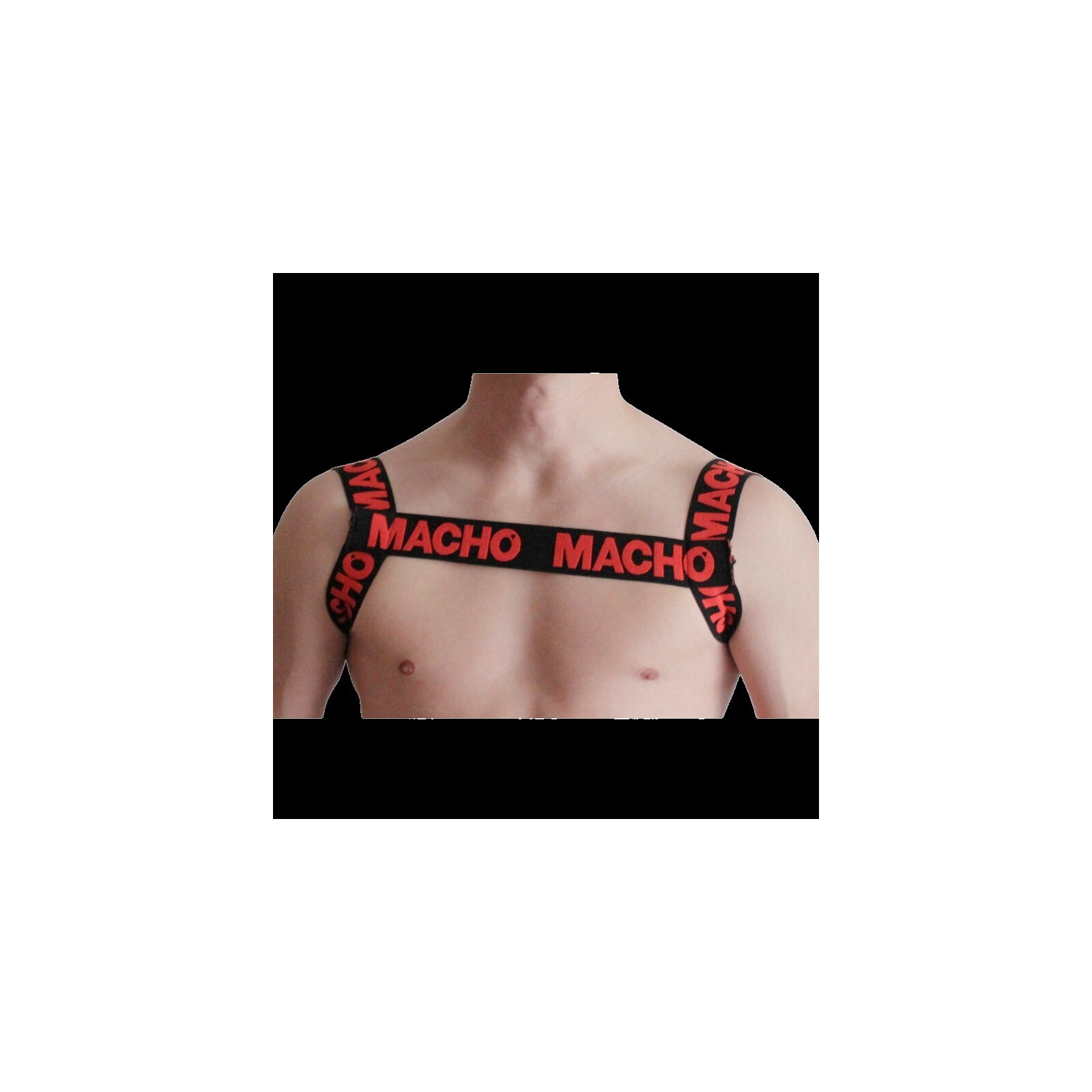 Macho - Red Adjustable Harness