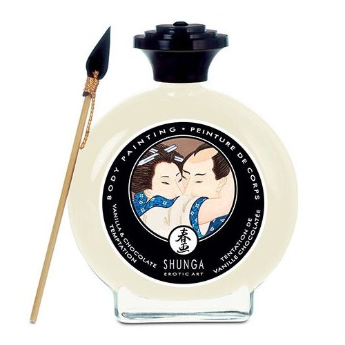 Shunga - Pintura Corporal De Vainilla Y Chocolate - Arte Sensual Comestible