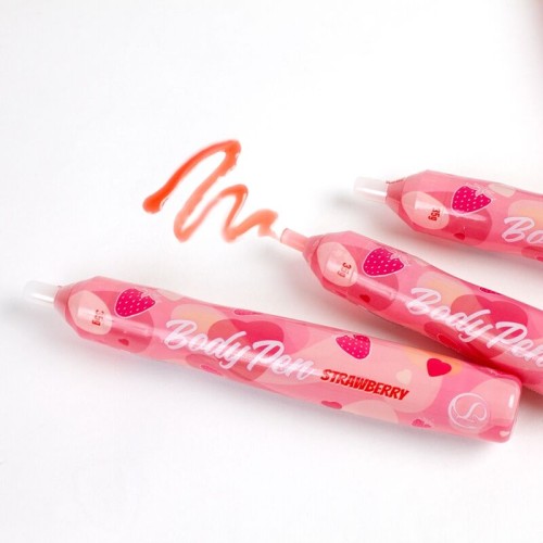 Secret Play Strawberry Body Pen for Intimate Fun