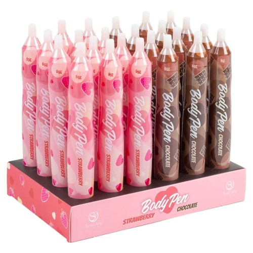 Secret Play Body Paint Pen Display - Fun for Intimate Moments