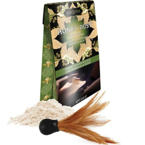 Kamasutra Kissable Body Powder Honeysuckle Flavor Travel Size