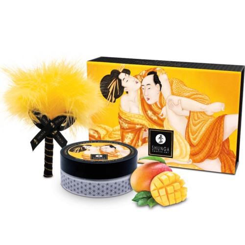 Shunga Edible Massage Powder Mango Kit - Sensual Delight