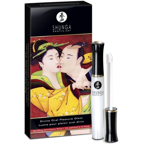 Shunga Divine Lip Gloss Strawberry & Cava