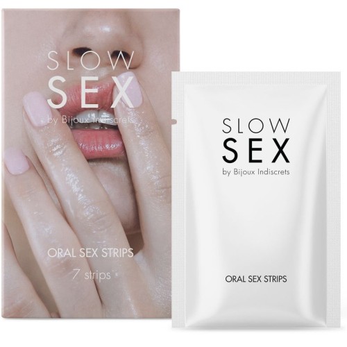 Bijoux Slow Sex Oral Strips for Intimate Fun