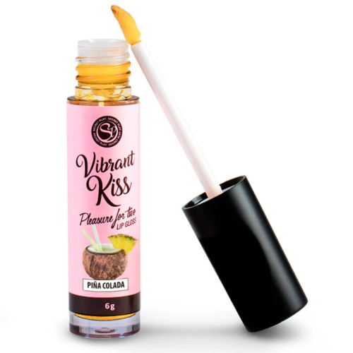 Secretplay - Lip Gloss Vibrant Kiss - Sabor a Piña Colada