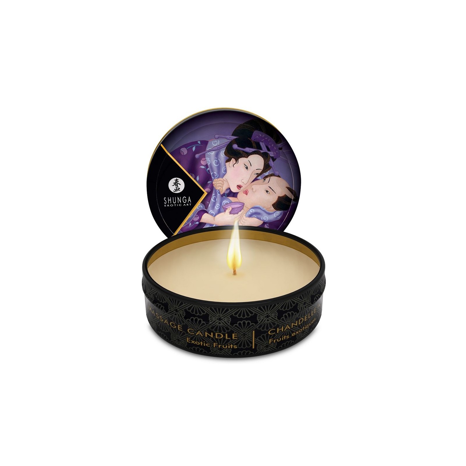 Shunga Mini Caress By Candlelight Exotic Fruits Massage Candle 30 ml