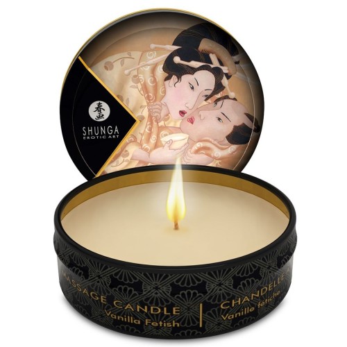 Shunga Massage Candle Vanilla for Intimacy