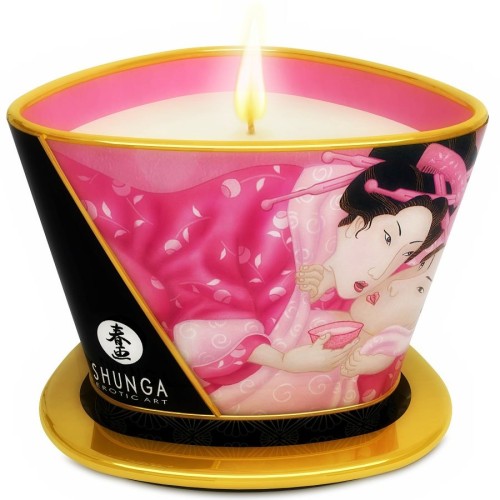 Shunga Mini Caress Massage Candle - Romantic Experience