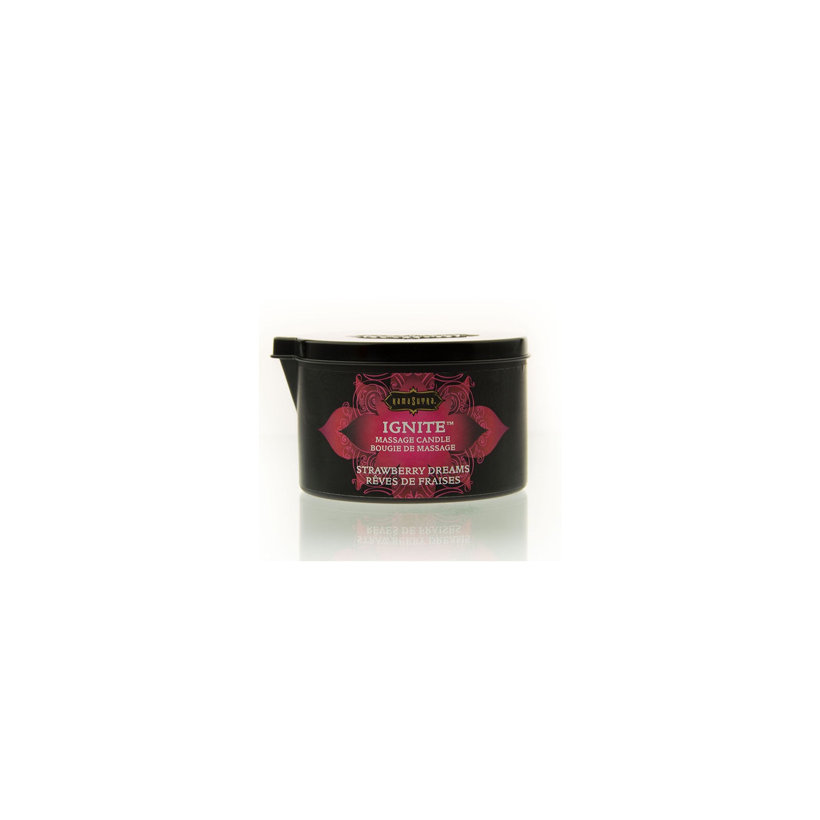 Kamasutra Strawberry Dreams Massage Candle 170g - Sensual Aroma