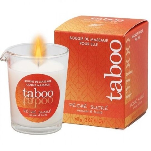 Taboo Nectarine Aroma Massage Candle for Women