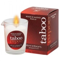 Taboo Vela De Masaje Aroma Liquen Salvaje - Experiencia Sensual