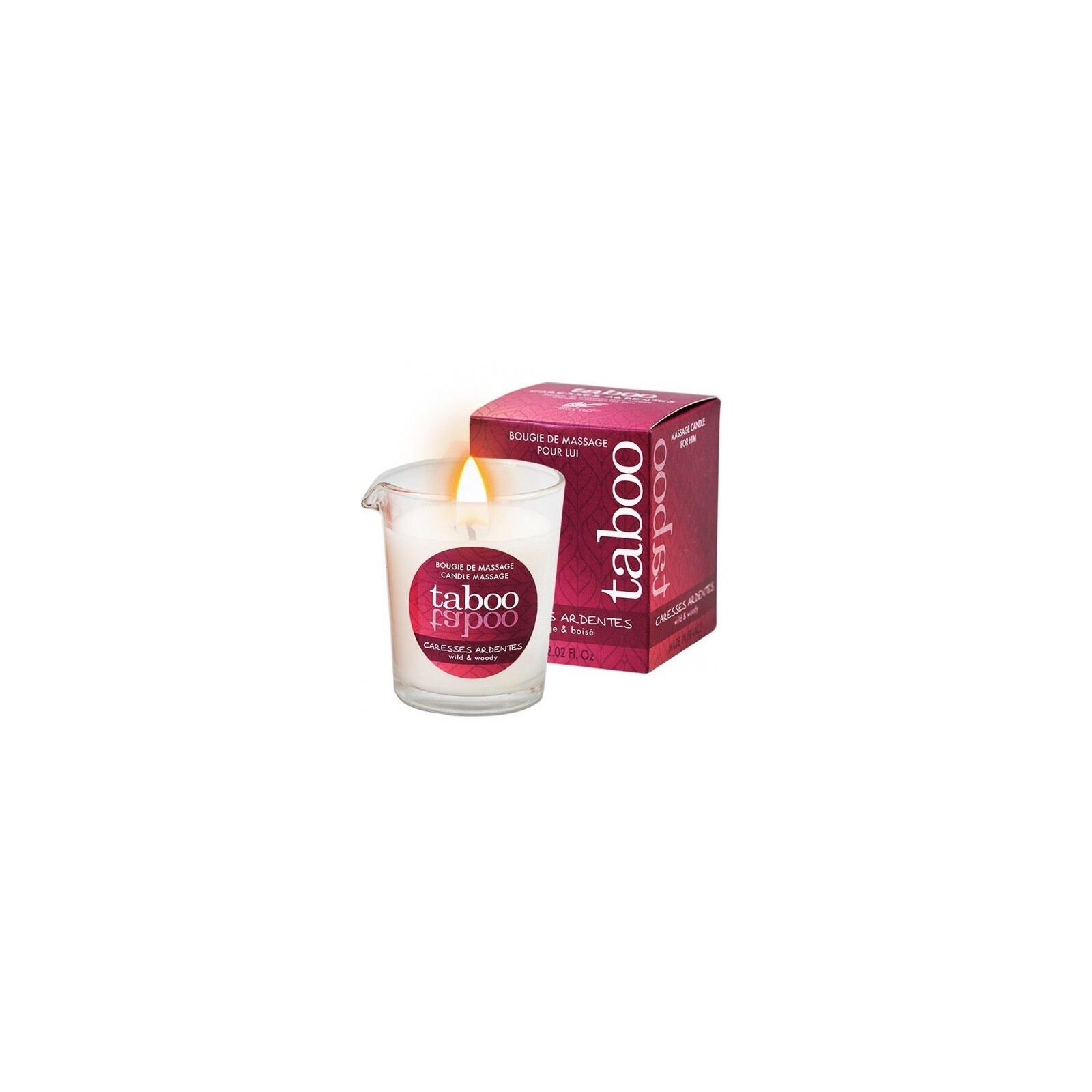 Taboo Massage Candle - Exquisite Fern Aroma for Him