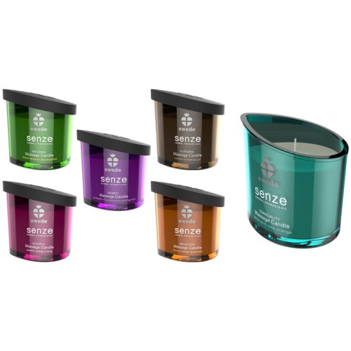 Senze Tranquility Massage Candle Mint Rose Orange