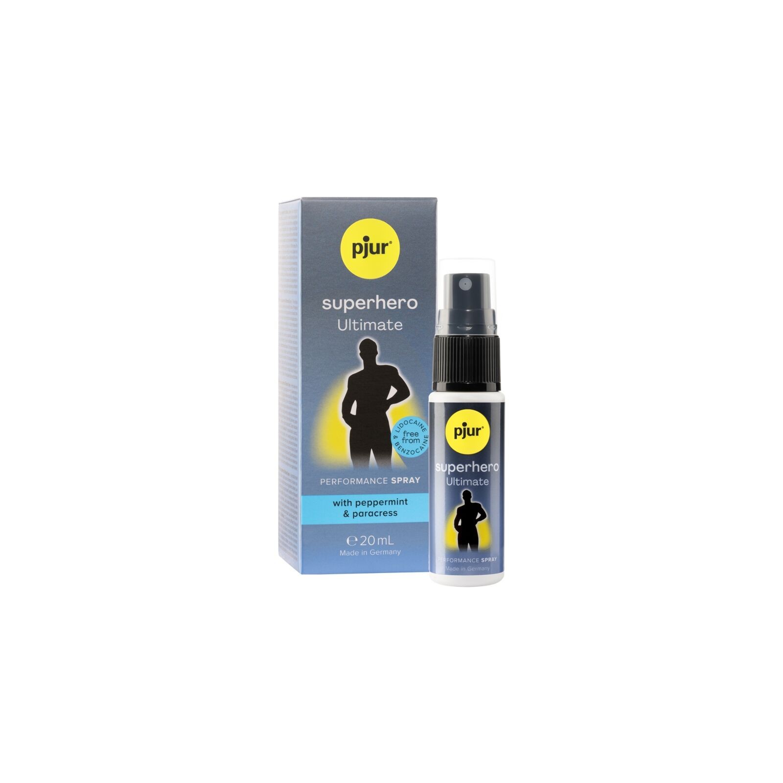 Spray Retardante Superhero Ultimate 20ml - Resistencia Mejorada