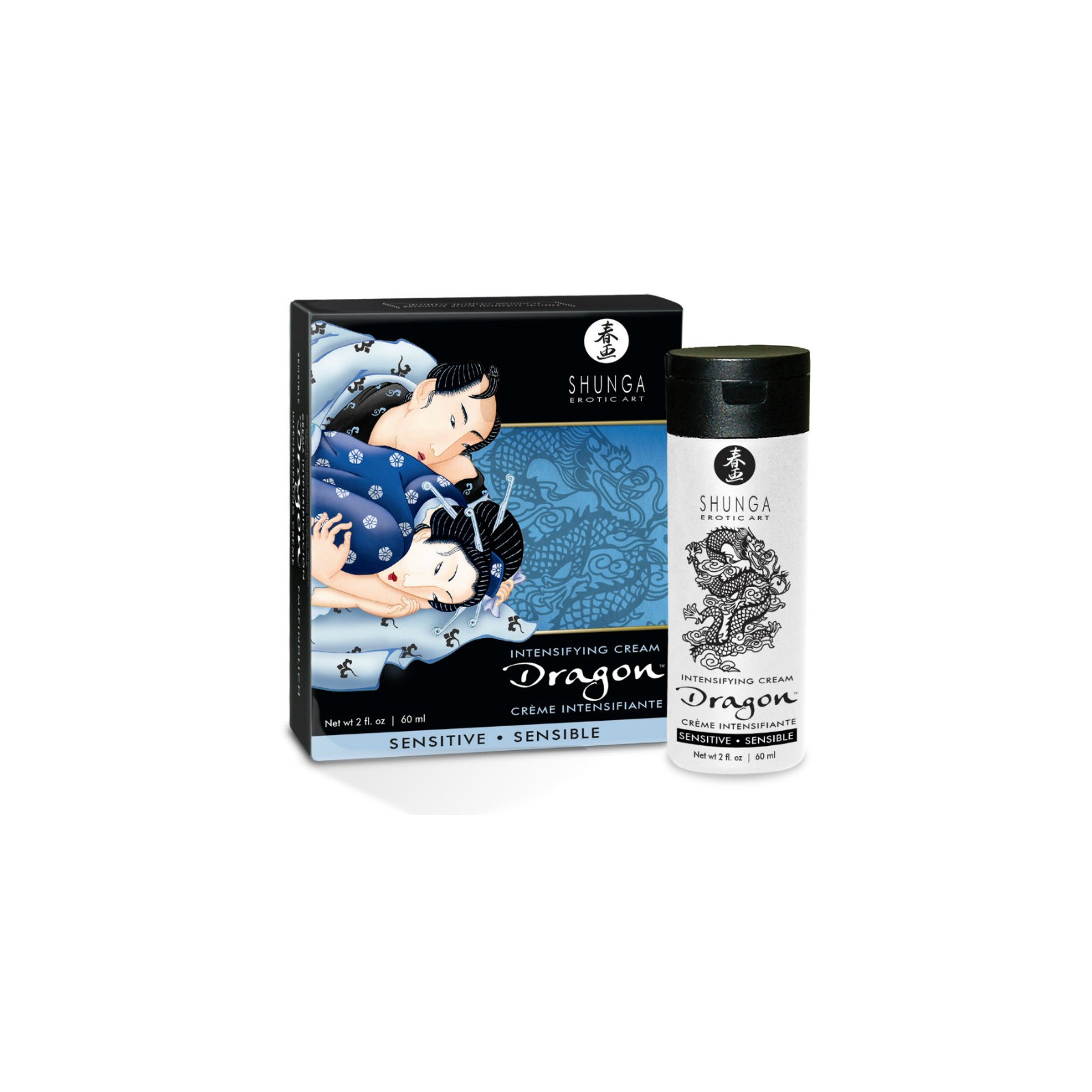 Shunga Crema Sensitiva Dragon para Parejas