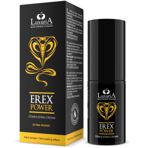 Erex Power Crema De Ereccion 30 Ml - Mejora Tu Rendimiento