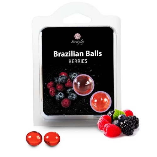 Secretplay - Bolas Brasileñas con Sabor para Masaje