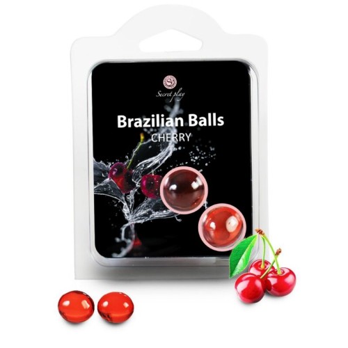 Secretplay - Brazilian Balls Cereza Set 2 Bolas - Diversión Sensual