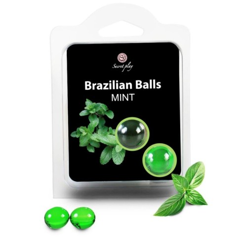 Mint Flavored Brazilian Balls for Sensual Play