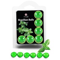 Mint Brazilian Balls Gel - Pack of 6