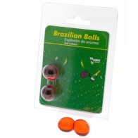 Brazilian Balls Intimate Gel with Strawberry and Champagne Aroma