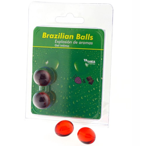 Brazilian Balls Gel íntimo Fresa & Chocolate - Aumento del Placer