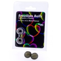 Brazilian Balls Gel Exciting Flavors Pack of 2