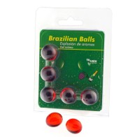 Brazilian Balls Gel íntimo Fresas & Champán 5 Bolas