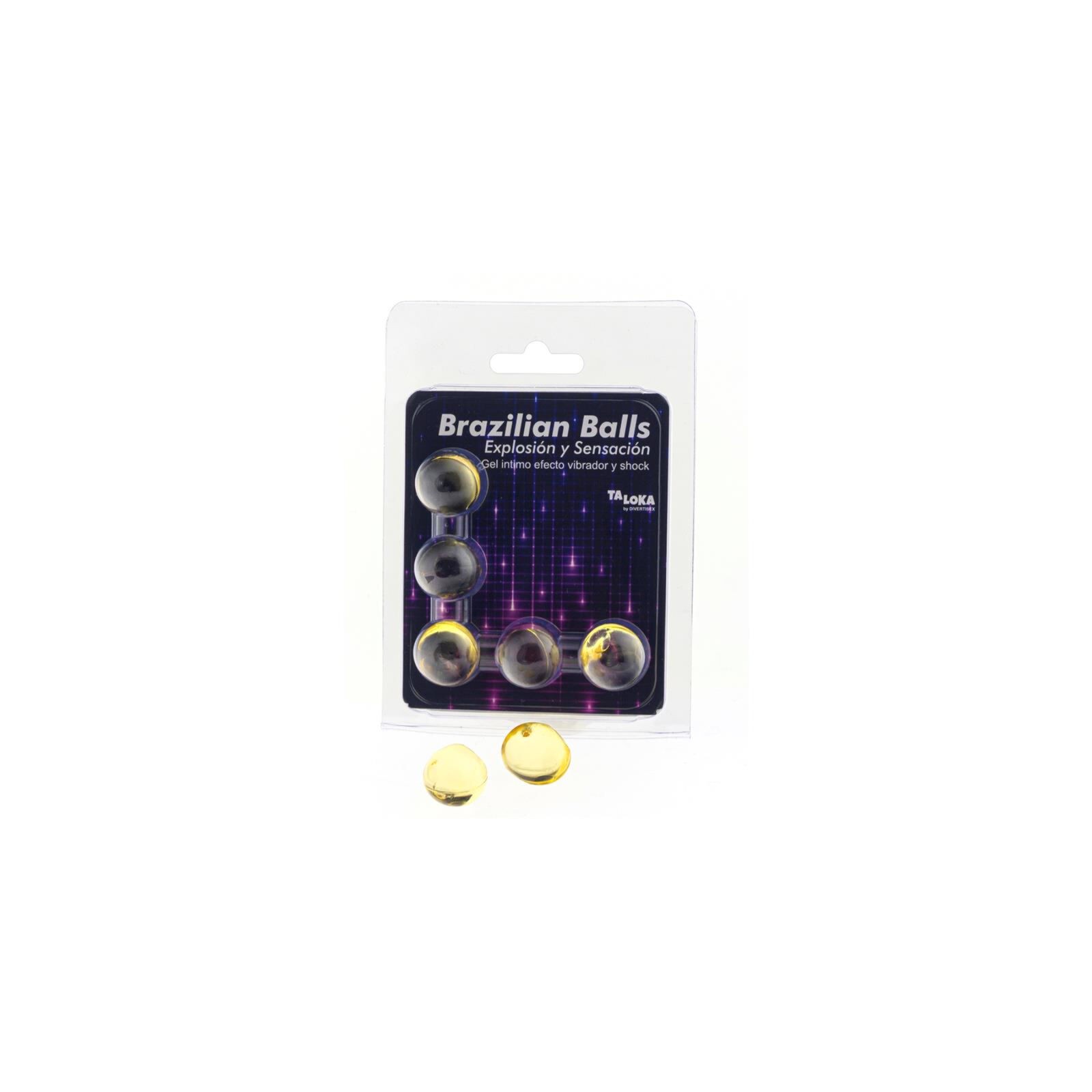 Brazilian Balls Vibrator Gel 5 Pack