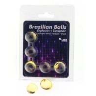 Brazilian Balls Vibrator Gel 5 Pack