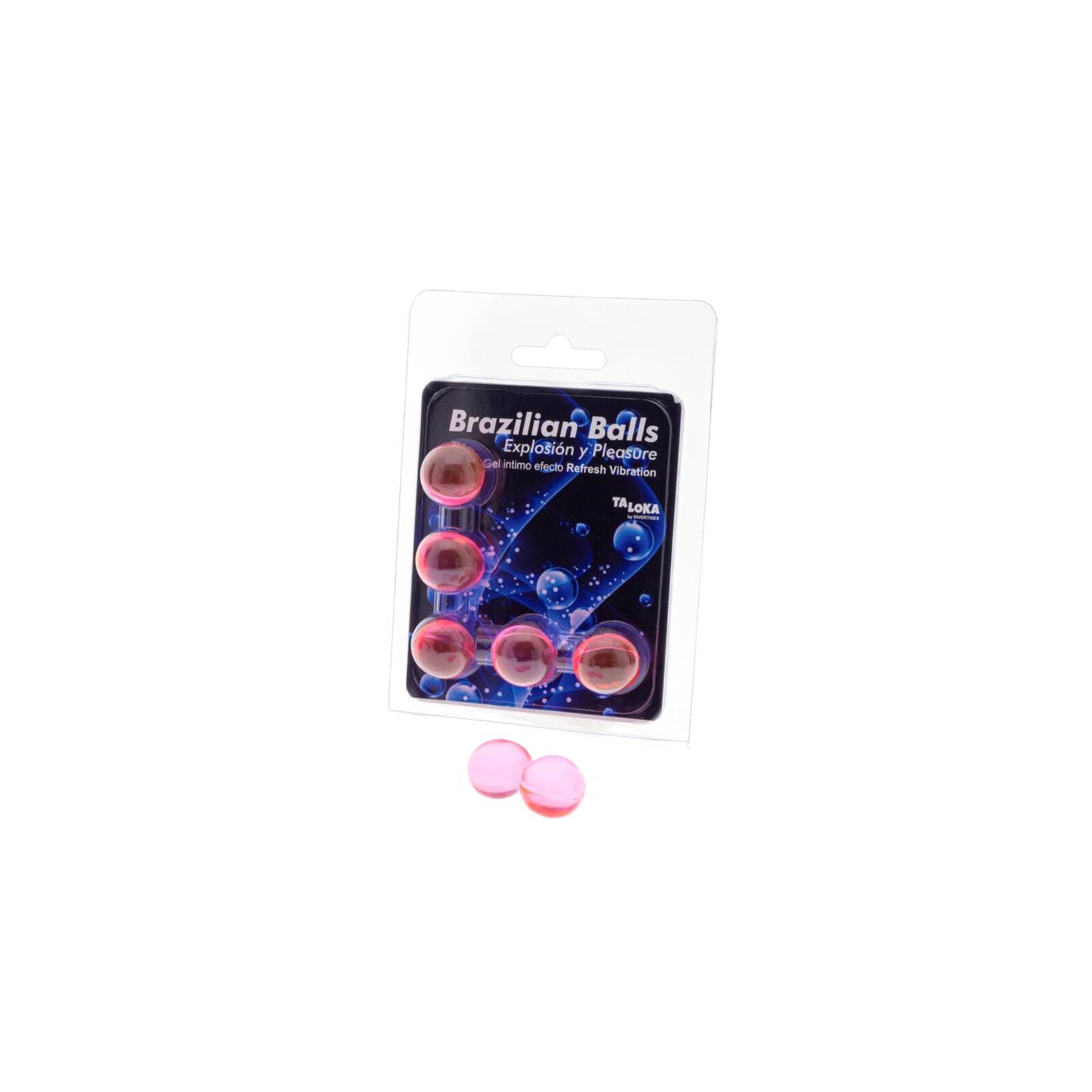 Gel Excitante de Efecto Frío Brazilian Balls 5 Bolas