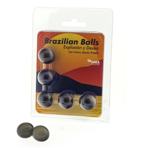 Brazilian Balls Exciting Gel Cool Effect - Pack of 5 - Sensual Massages