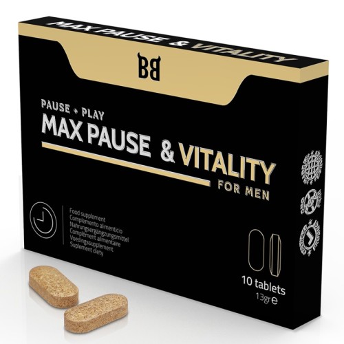 Max Pause & Vitality Delay Capsules for Enhanced Performance