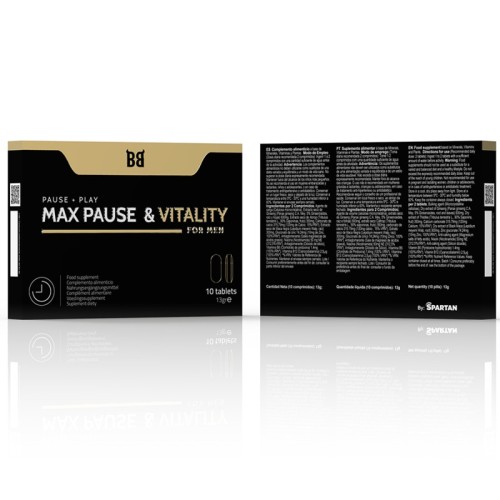 Max Pause & Vitality Delay Capsules for Enhanced Performance