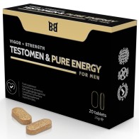 Testomen & Pure Energy Potenciador Para Hombre 20 Cápsulas