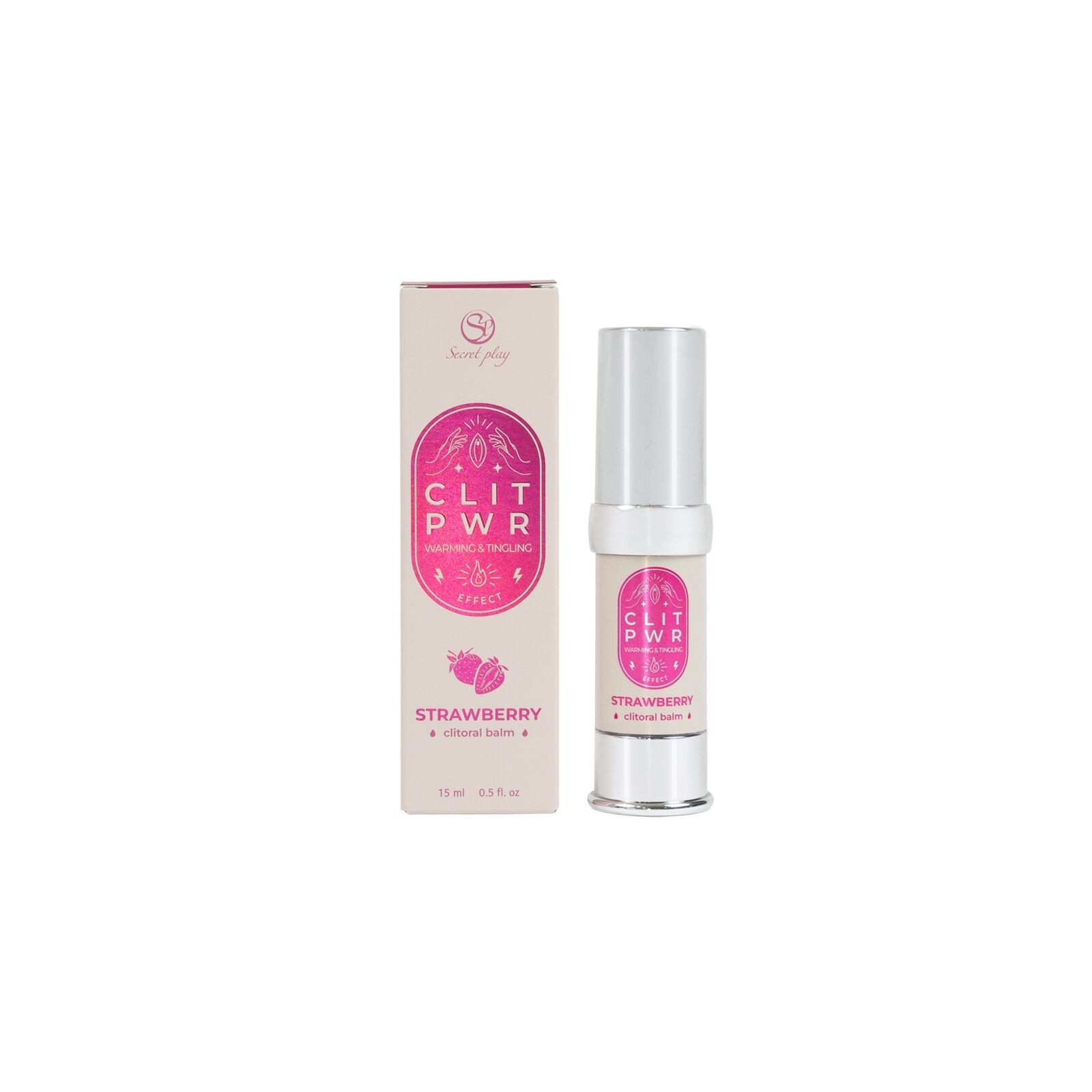 Clit Pwr Strawberry Balm for Enhanced Orgasms