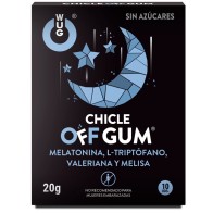 Chicle OFF Con Valeriana Triptófano Melatonina - Ayuda para Dormir