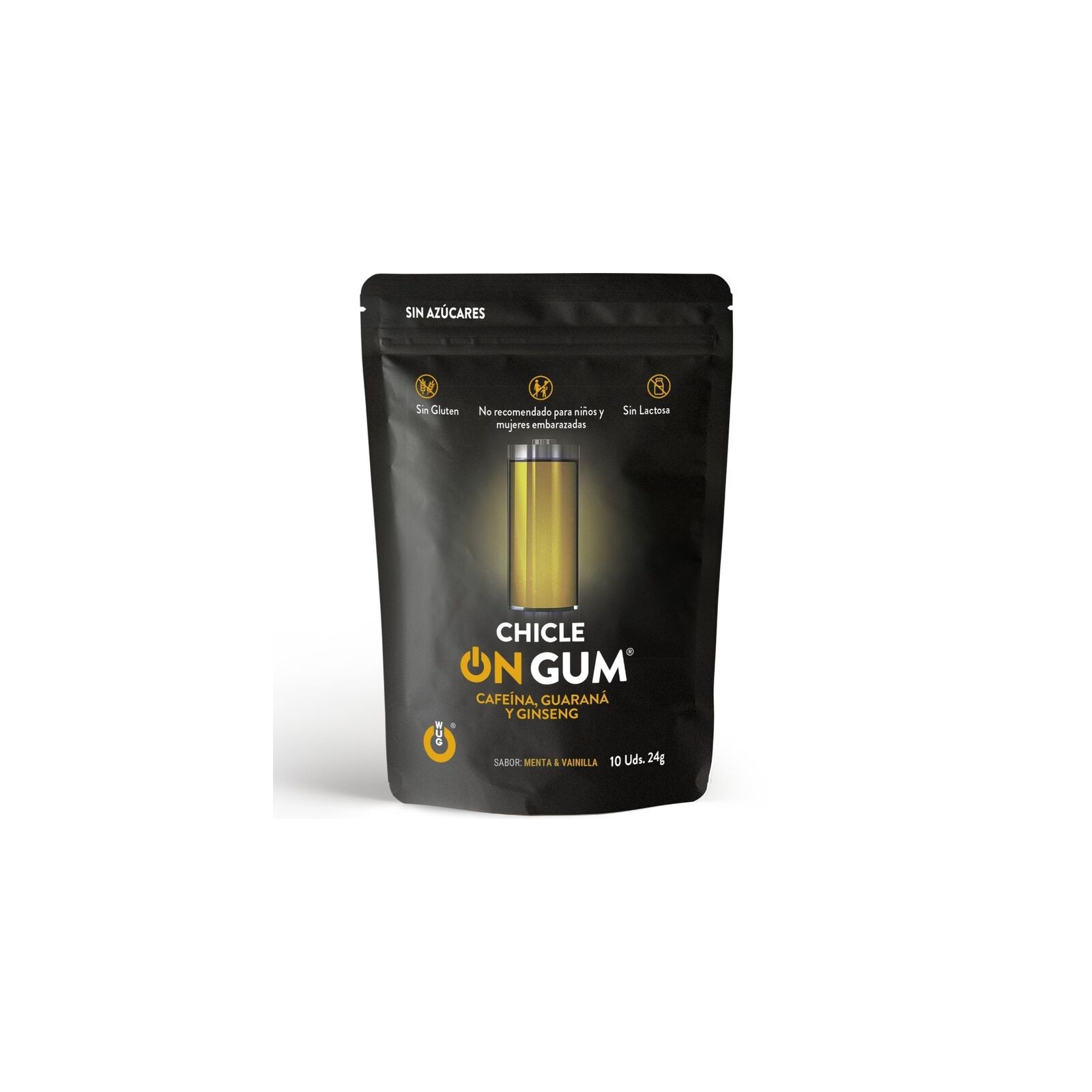 On Caffeine, Ginseng, and Guarana Chewing Gum - Energy Booster