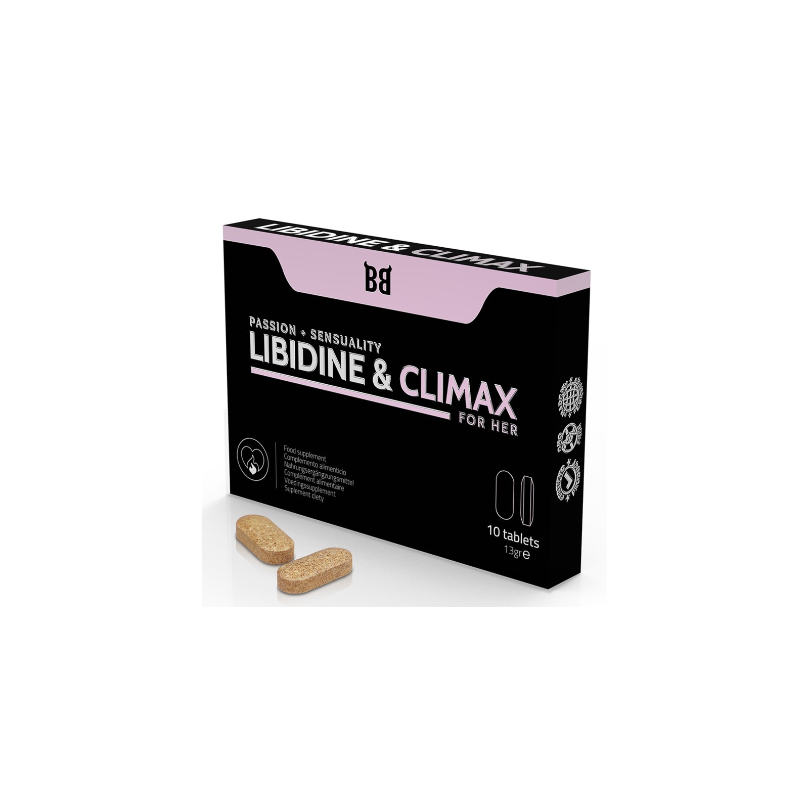 Libidine & Climax Libido Booster for Women - 10 Capsules for Enhanced Desire