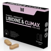 Libidine & Climax Libido Booster for Women - 10 Capsules for Enhanced Desire