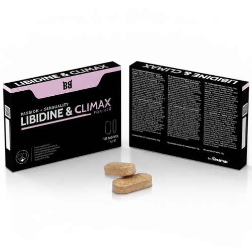 Libidine & Climax Libido Booster for Women - 10 Capsules for Enhanced Desire