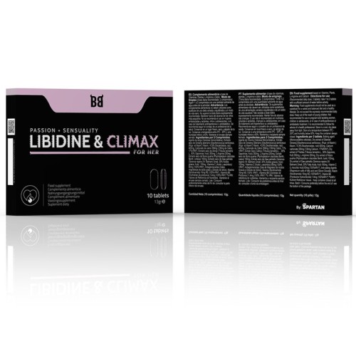 Libidine & Climax Libido Booster for Women - 10 Capsules for Enhanced Desire