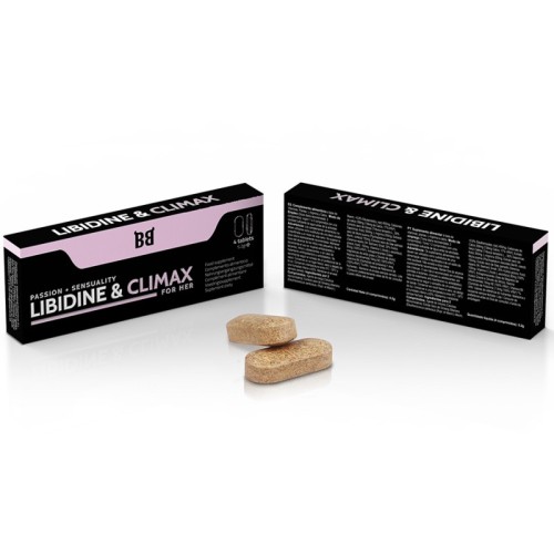 Libidine & Climax Libido Booster for Women - 4 Capsules