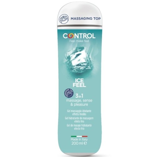 Control - Gel 3 En 1 Ice Feel Para Intimidad Mejorada