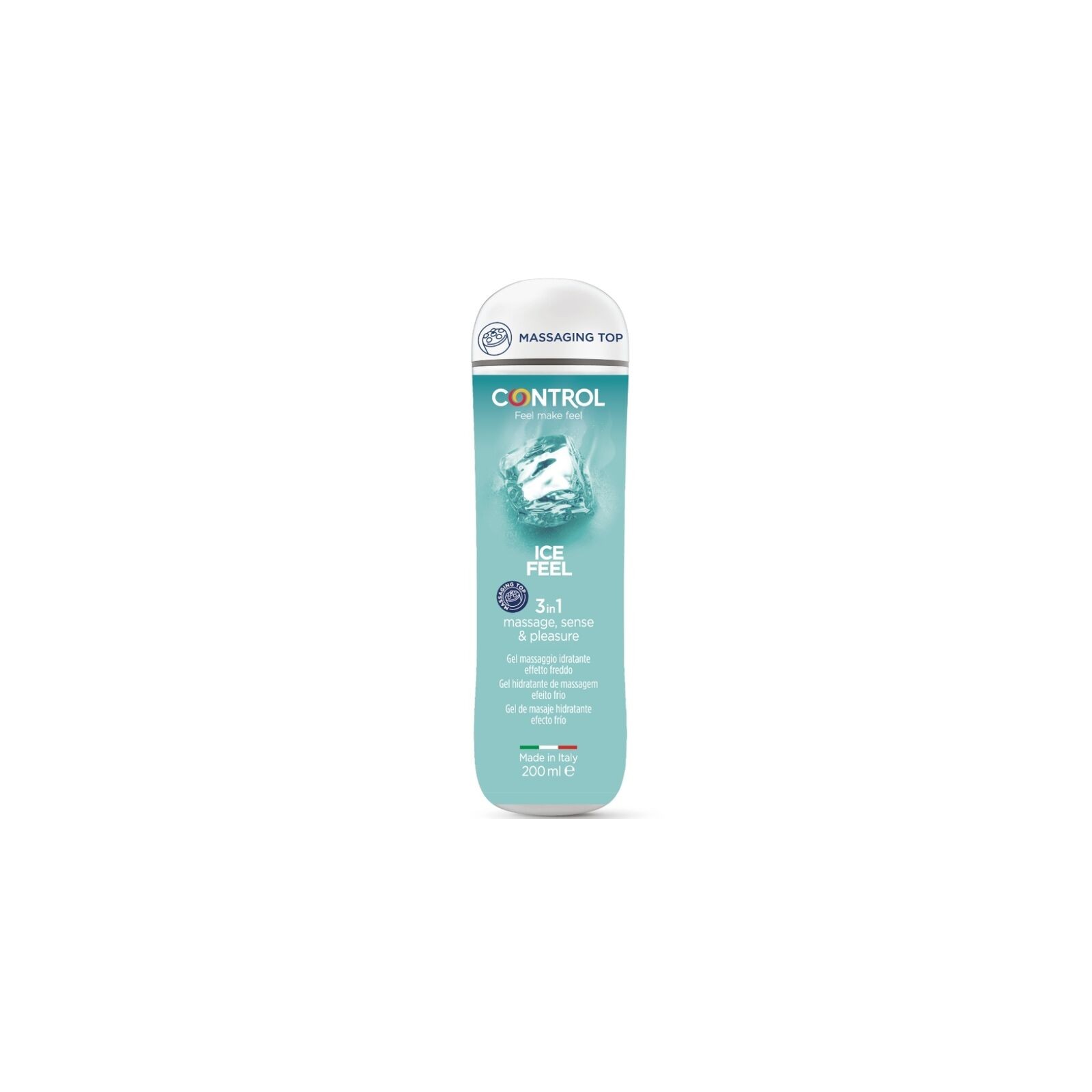 Control - Gel 3 En 1 Ice Feel Para Intimidad Mejorada