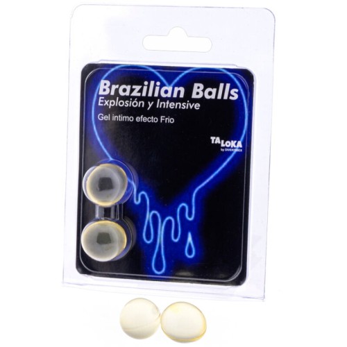 Bolas Brasileñas Gel Excitante Efecto Frío y Vibración