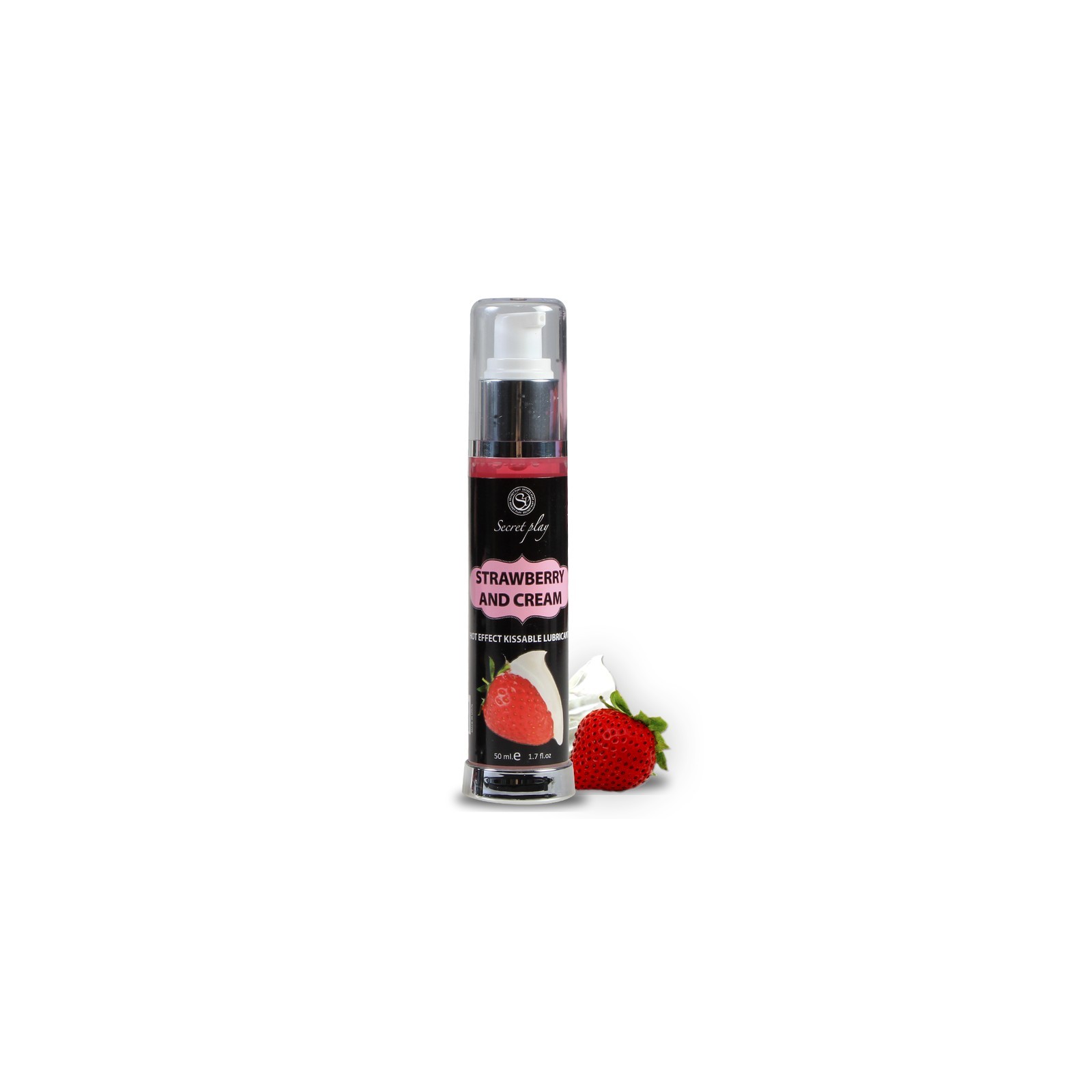 Secretplay 2-in-1 Warm Strawberry & Cream Lubricant 50 Ml