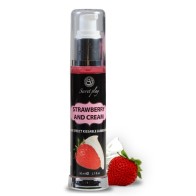 Secretplay 2-in-1 Warm Strawberry & Cream Lubricant 50 Ml